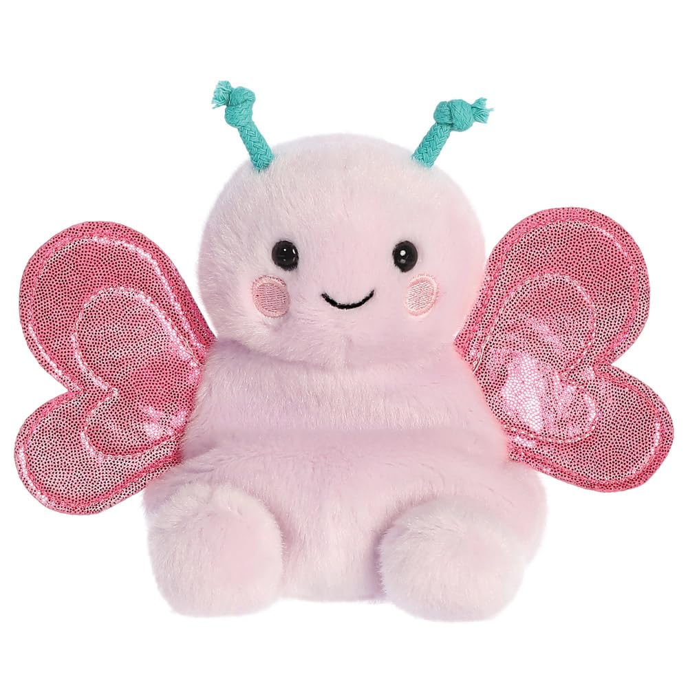 AuroraAurora, 33777, Palm Pals Petunia Butterfly 5 In, Soft Toy, Pink