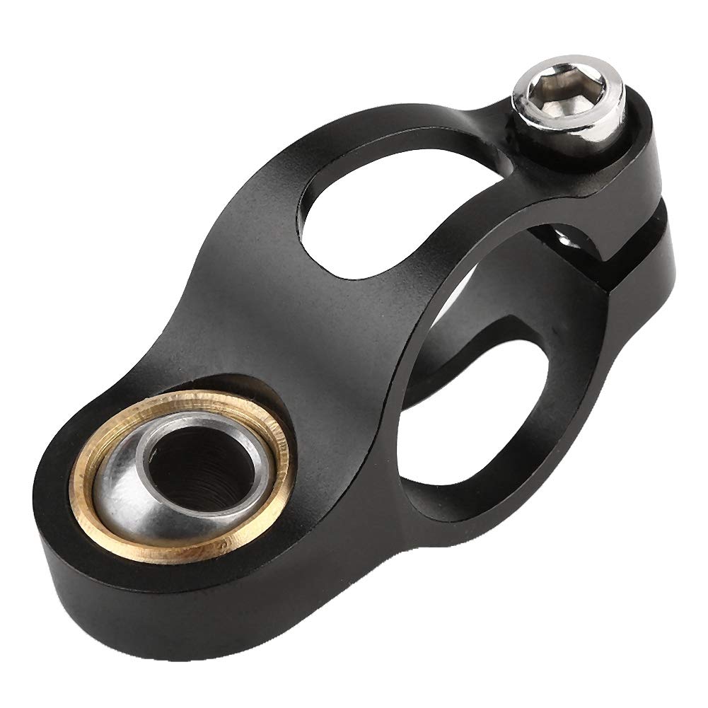 Estabilizador de Dirección Moto, Universal Estabilizador de Amortiguador de Dirección Barra de Direccion de Aleación de Aluminio, para Motocicleta (Azul + Negro)