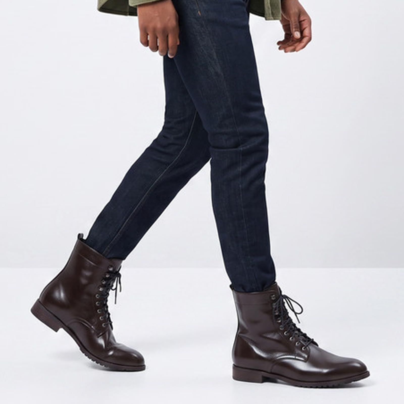 Stivaletti Equitazione Camminata Uomo Stile Britannico Vintage