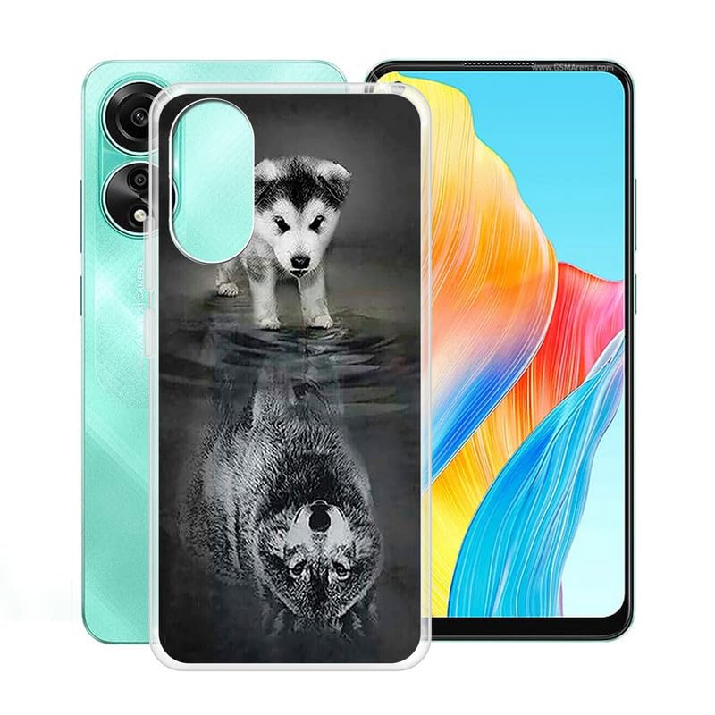 Cover per OPPO A78 4G (6.43 Inches) Case, Custodia in Morbida Silicone