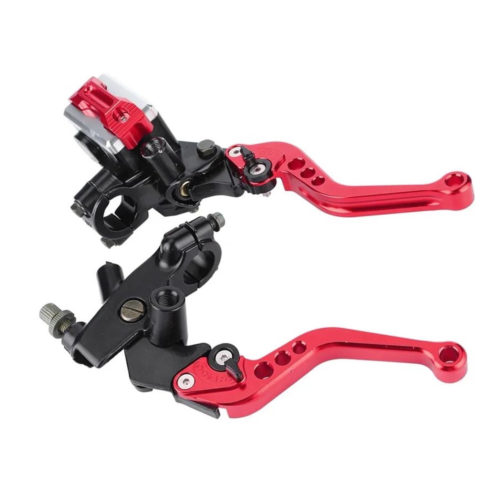 KVKQMLFEAW Motorbike Hand Levers 1 Pair 7/8"(22mm) Universal Motorcycle Brake Clutch Master Cylinder Reservoir Levers Handlebar Brake Lever