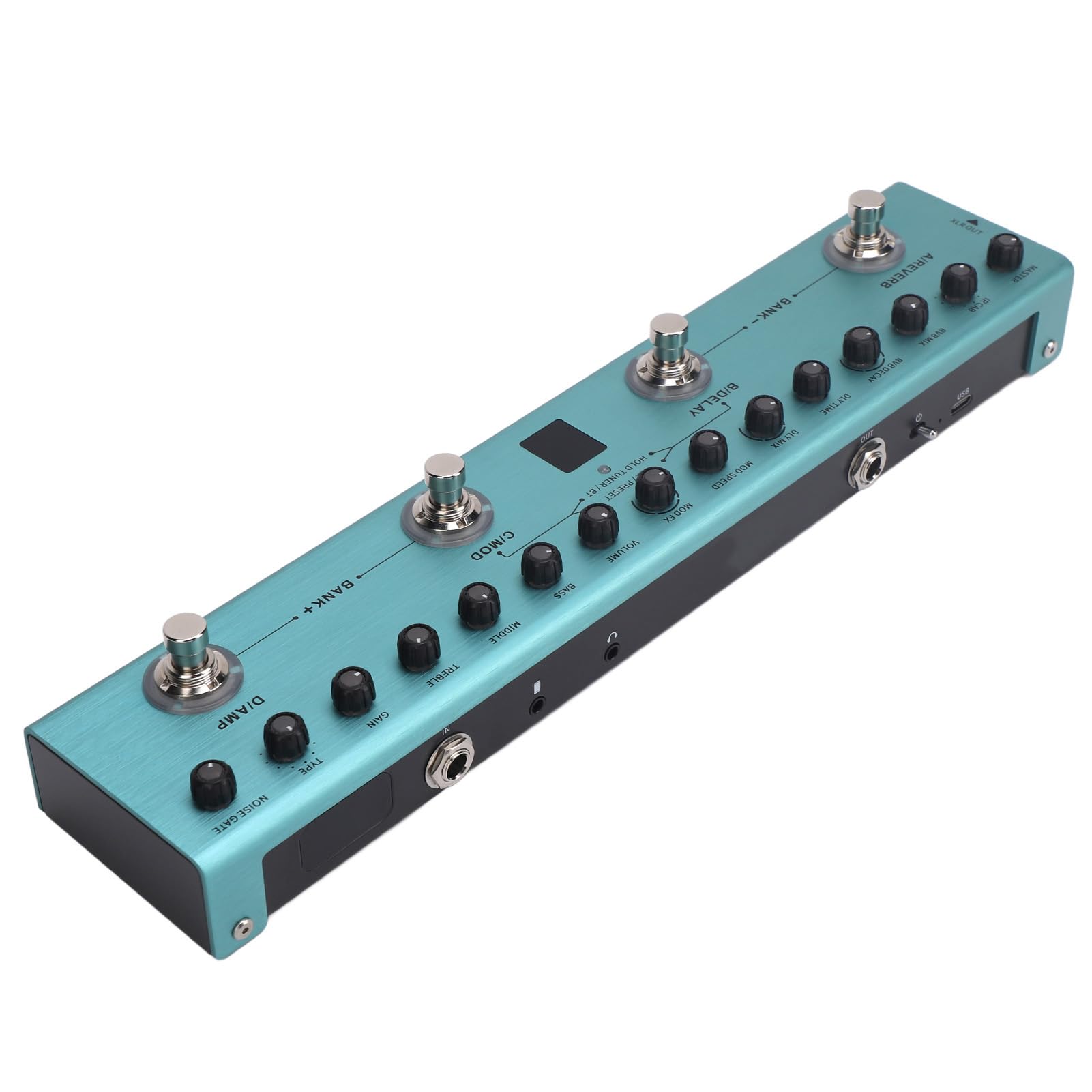 Pedale del processore multi -effetti di chitarra elettrica digitale con 36 preset modificabili Reverb Delay amp per chitarristi elettrici musicisti professionisti