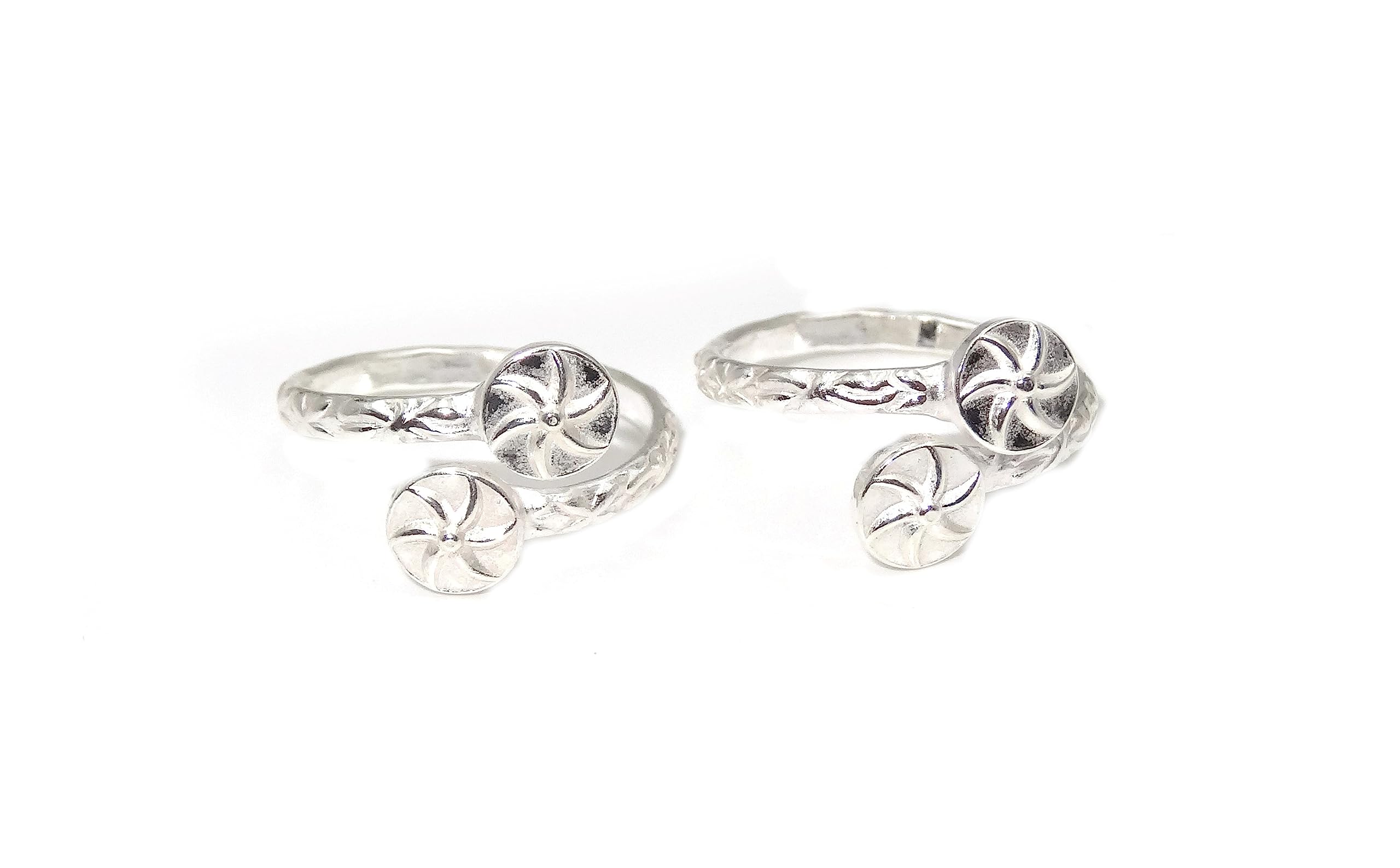 gauri925 Sterling Silver Toe Ring for Women | 1 Pair | With Certificate Of Authenticity and 925 Stamp-picture-17