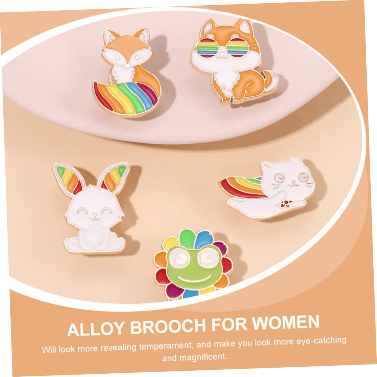 SOIMISS 25stücke Teiliges Cartoon Tier Broschen Bunte Anstecknadeln Für Kleidung Rucksäcke Hüte Und Taschen Kreative Dekoration Für Partys Und Besondere Anlässe