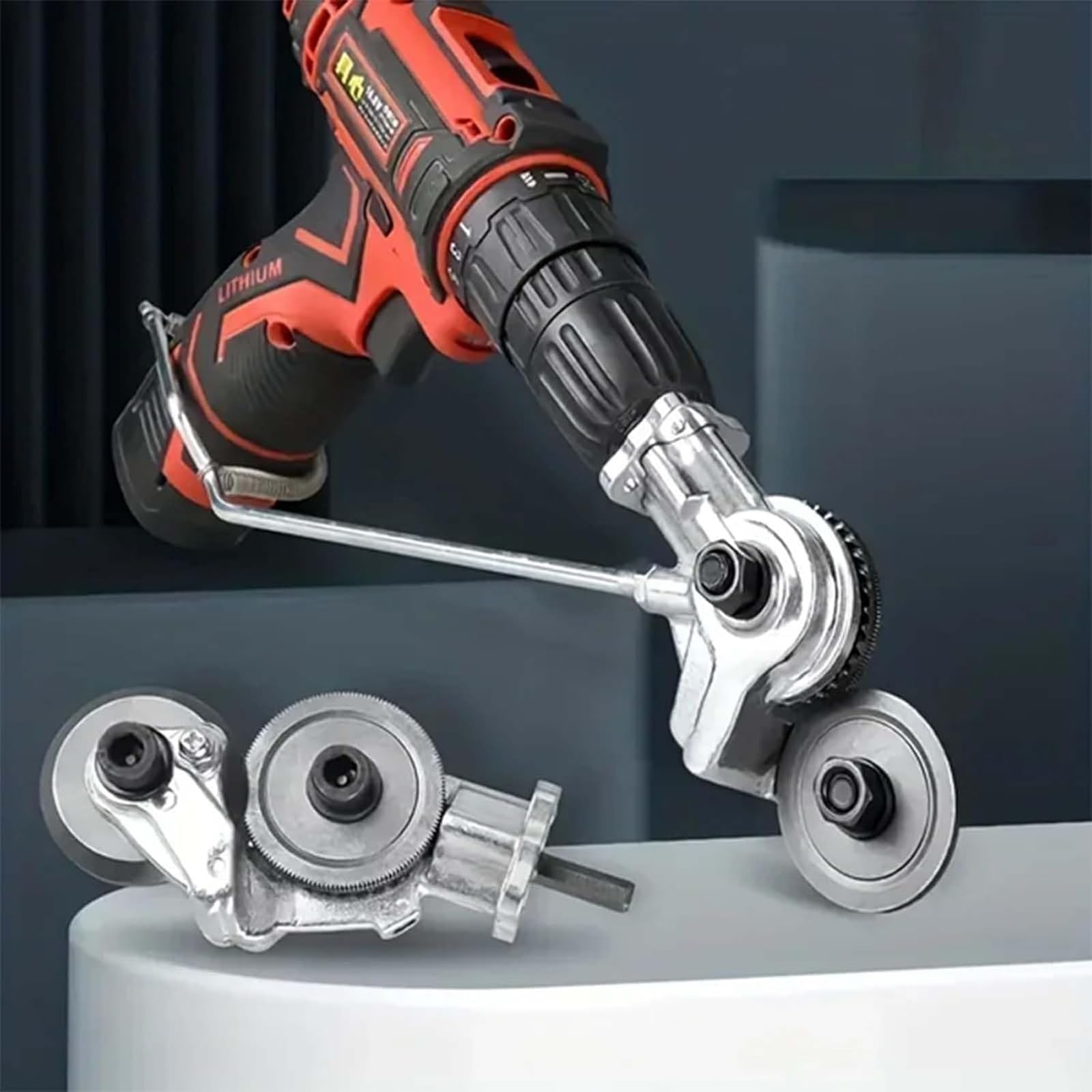 Drillcutpro - Adaptateur de coupe de métal Drill Cut Pro, nouveau coupe-plaque de forage électrique 2024, coupe-plaque de forage électrique coupe-tôle, pour couper le fer, la tôle blanche, l'acier, le