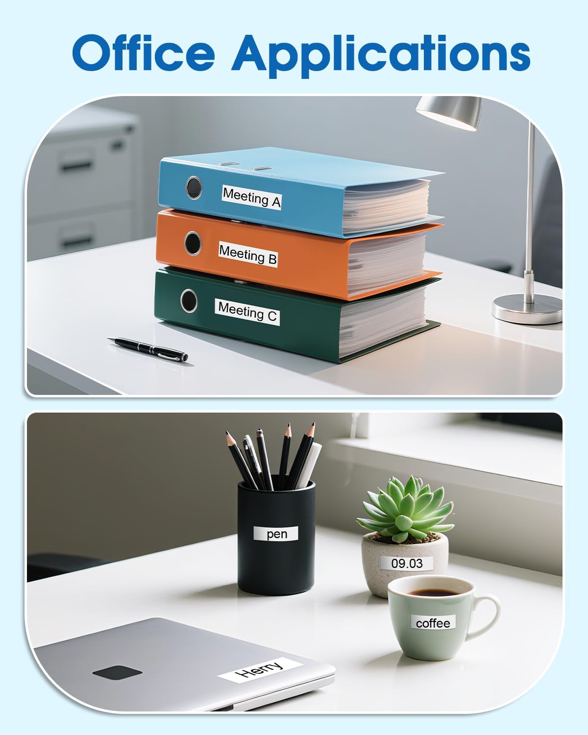 10-Pack TZe-231 TZe 12mm 0.47 Inch Laminated White Compatible for Brother TZe231 TZ-231 Label Tape Work with Ptouch PTD200 PTD202 PTD210 PTD600 PTD400 PTH100 PTH110 PT1280 Label Maker, Black on White