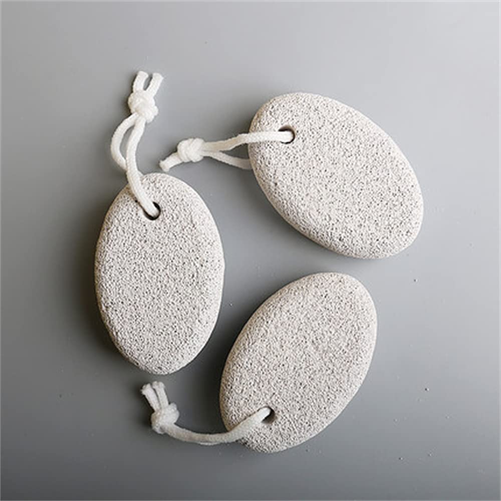 Piedra exfoliante de lava volcánica para pies, piedra de descontaminación de pies, piedra pómez para masaje de pies