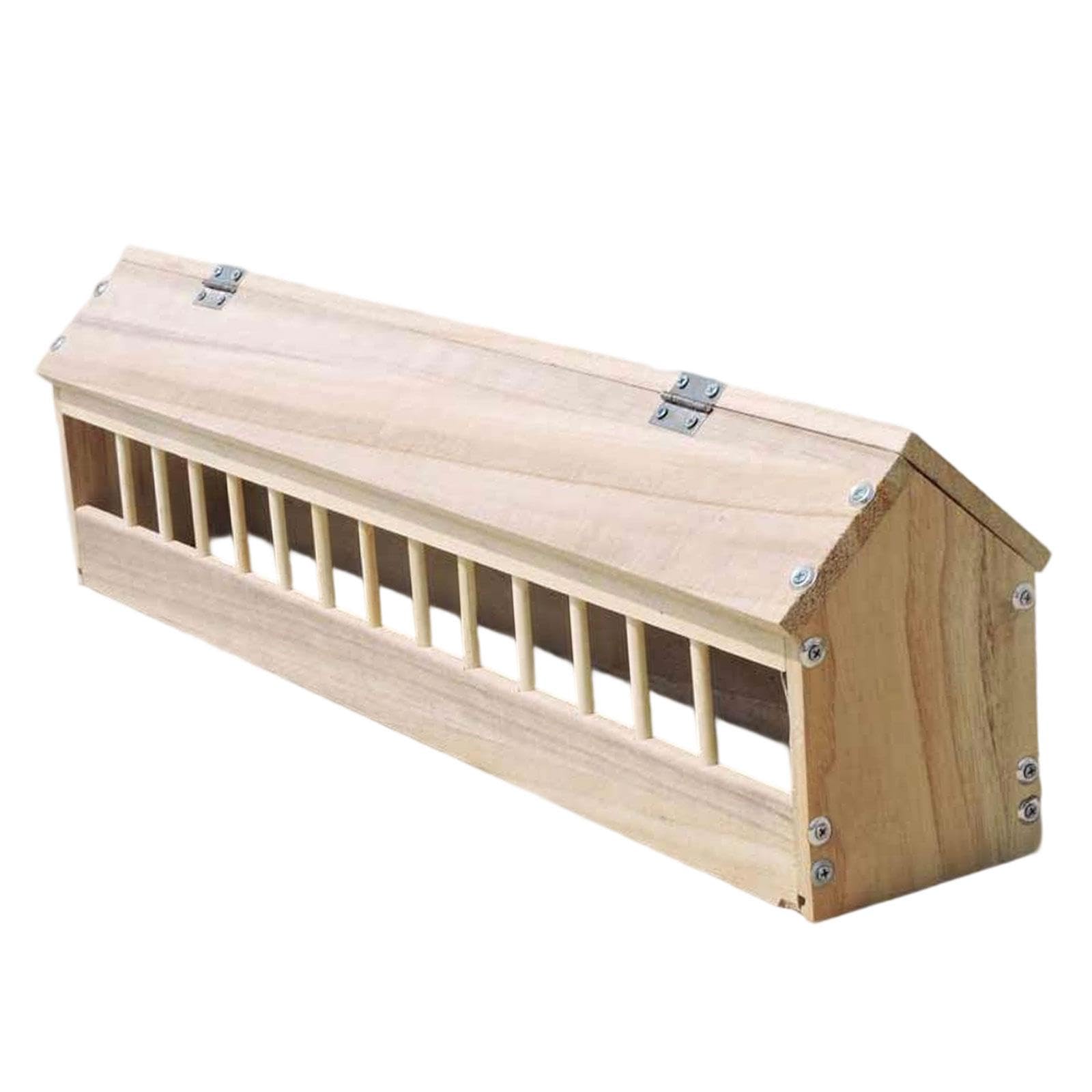 Comedero de Madera para Pájaros, Comedero para Aves de Corral, para, 80cm