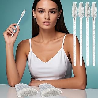 100 cepillos desechables para pestañas, kit d...