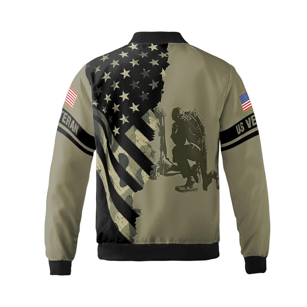 Amazon.com: Tinoshop Personalized Army Veteran Jacket for