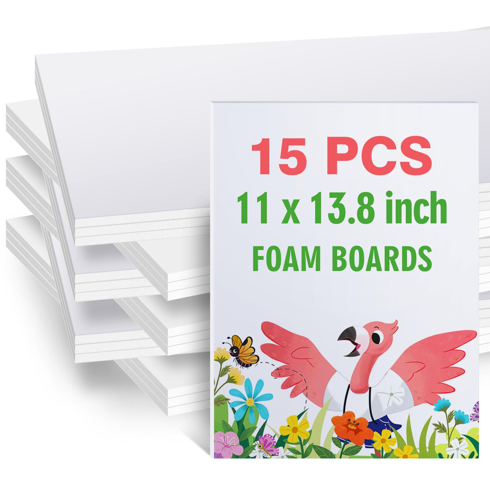 28x36 White Foamboards Acid-Free 3/16" White Foam Core For Framing, Presentations, Crafts & More 10 Pack Of Foam Boards - View #7