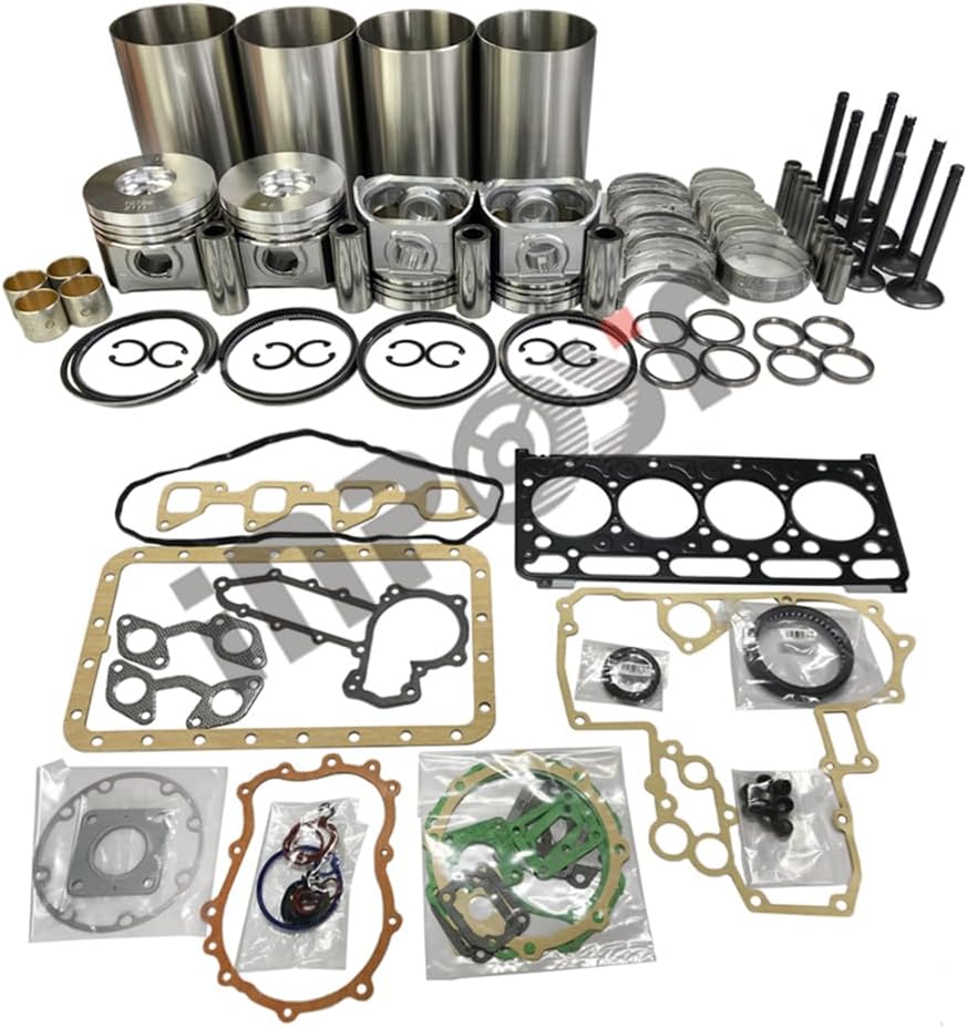 V2203M-DI Overhaul Rebuild Kit Direct Injection compatible with Kubota Bobcat S130 S150 S160