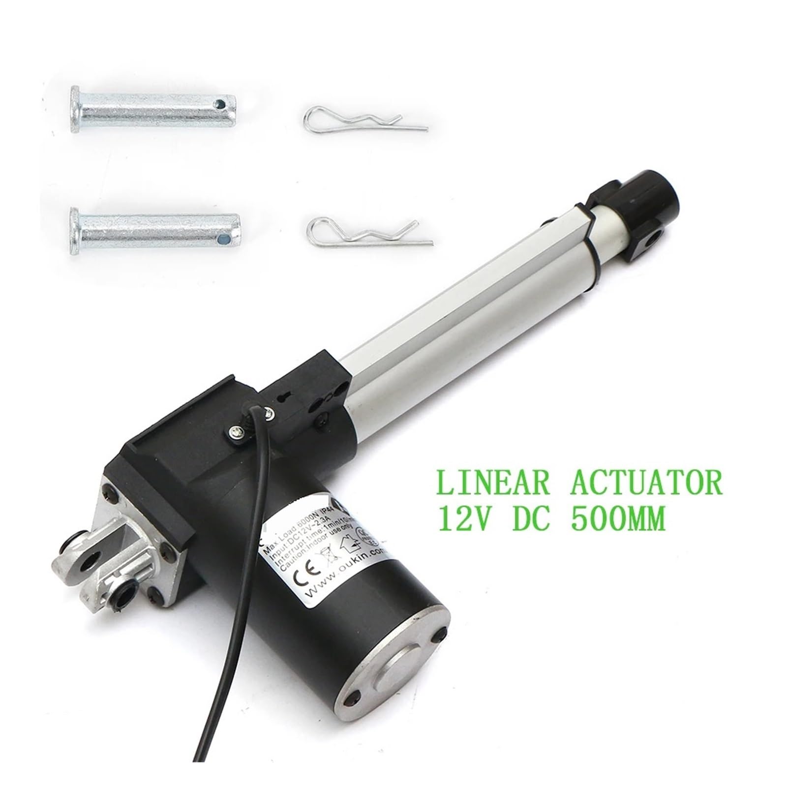 Attuatore lineare da 20 pollici, corsa 6000N/1320lbs, carico massimo, motore CC da 12 V, 48 dB Scenari di applicazione multipli