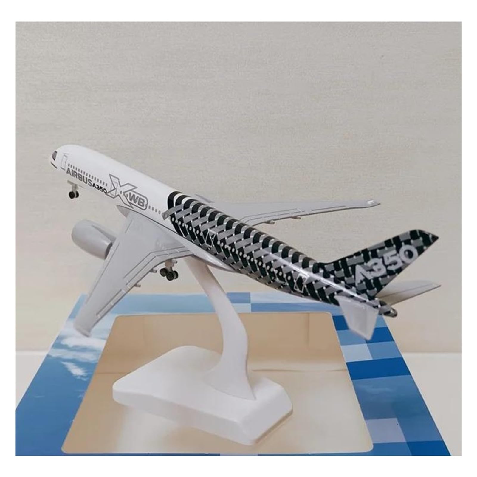 Aviones a Escala 20 CM para A350 350 Airlines Modelo de avión Modelo de avión Aleación fundida Aviones de Metal Decorar Oficina Adecuado para exhibición