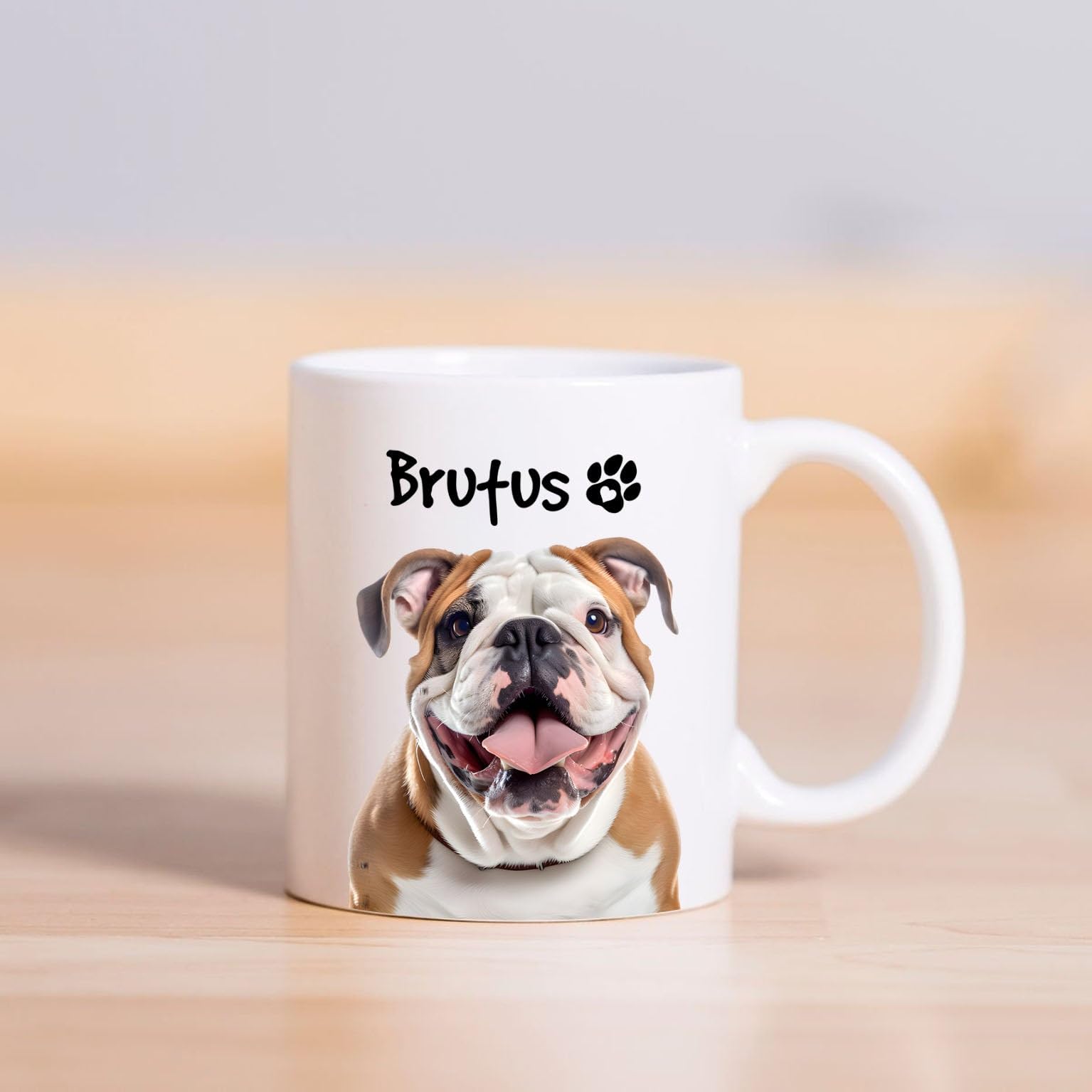Amazon.com: English Bulldog Coffee Mug, Personalized English