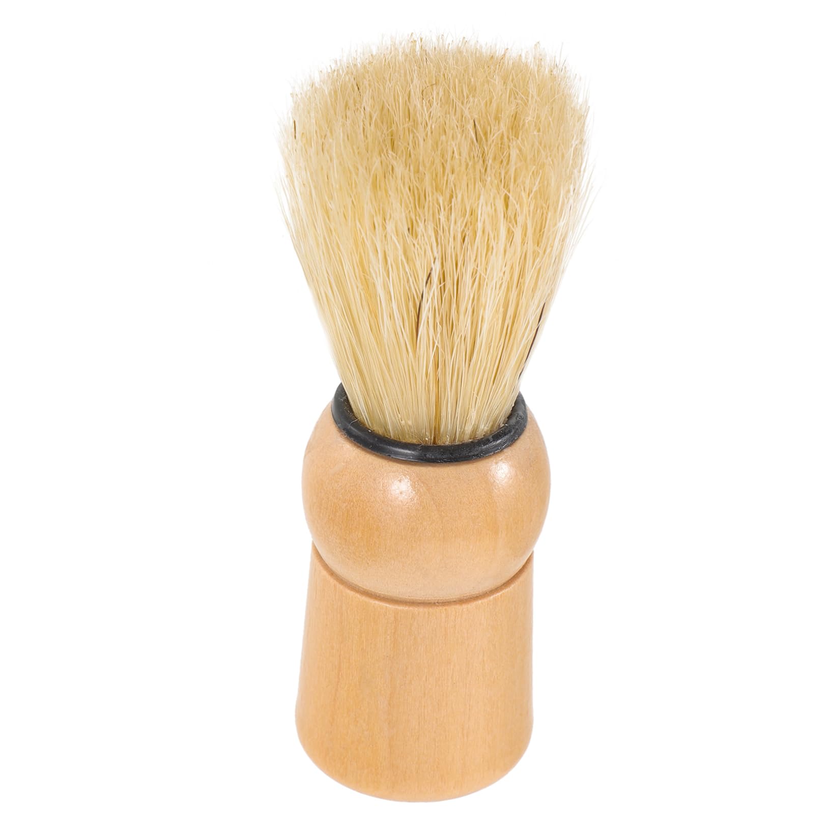 TOVINANNA Men's Shaving Brush Beard Brush Handheld Electric Shaver Accessory Wood Handle Beard Grooming