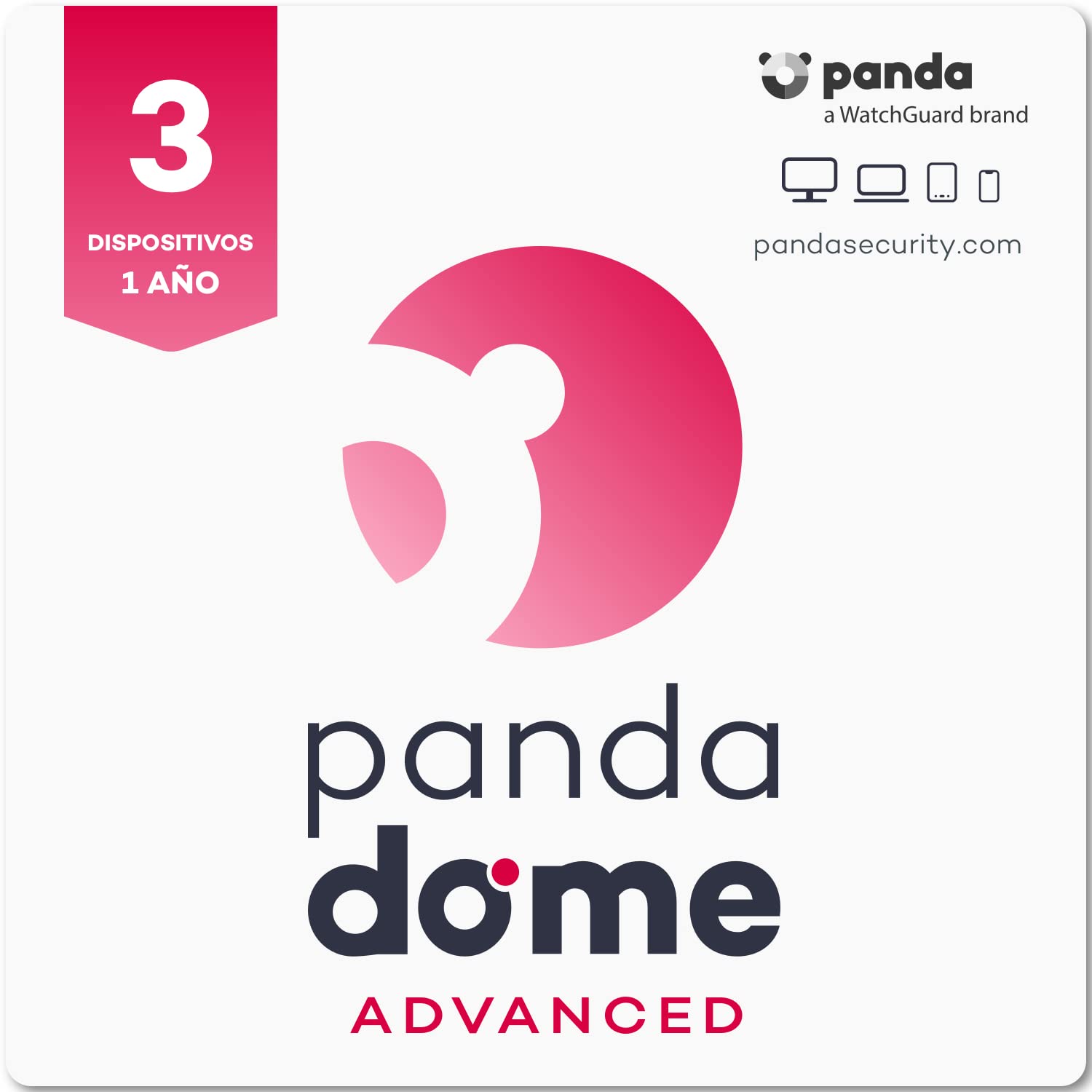 Panda Dome Advanced 2025 - Antivirus Cloud VPN, Contrôle parental (3 appareils)