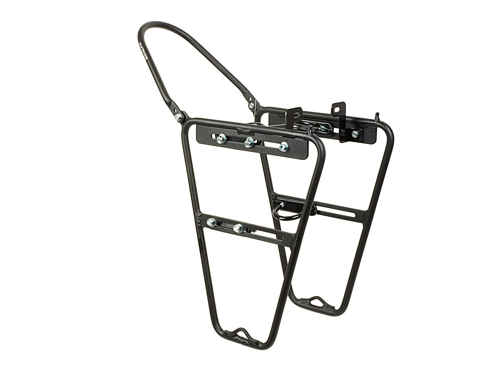! Fahrrad Gepäckträger ACR-F14 vorn Aluminium Gabelmontage 10Kg schwarz