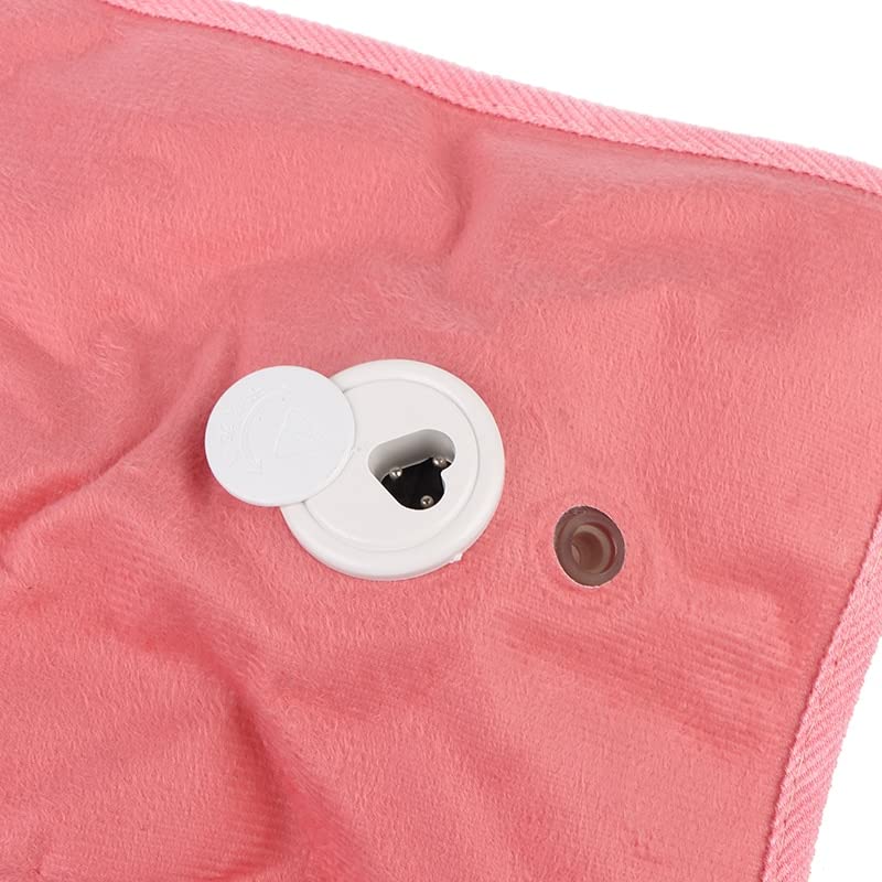DieffematicRSD Bouillotte 4 Couleurs bouillotte électrique Charge Chauffage Rechargeable Chaleur Sac à Eau Fourrure de Lapin Doux Chauffe-Mains (Color : White)