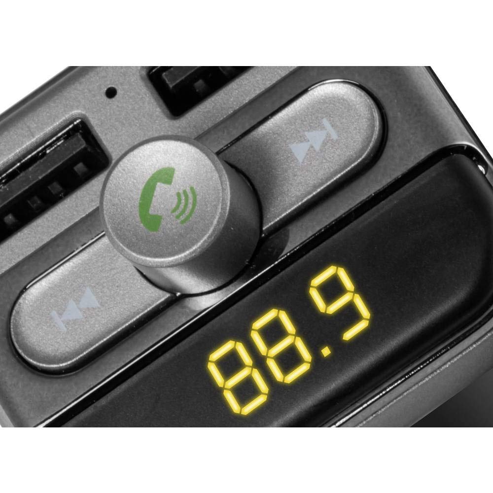 Technaxx FMT1500BT Kit Auto DAB+ Bluetooth – Radio Digitale, Vivavoce E Ricarica Rapida QC3.0 - copertina
