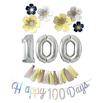 梅雨の日♡プレート飾り&ウェディングプレート飾り Amazon.co.jp: regalo 100日祝い 飾り付け セット 100days 飾り
