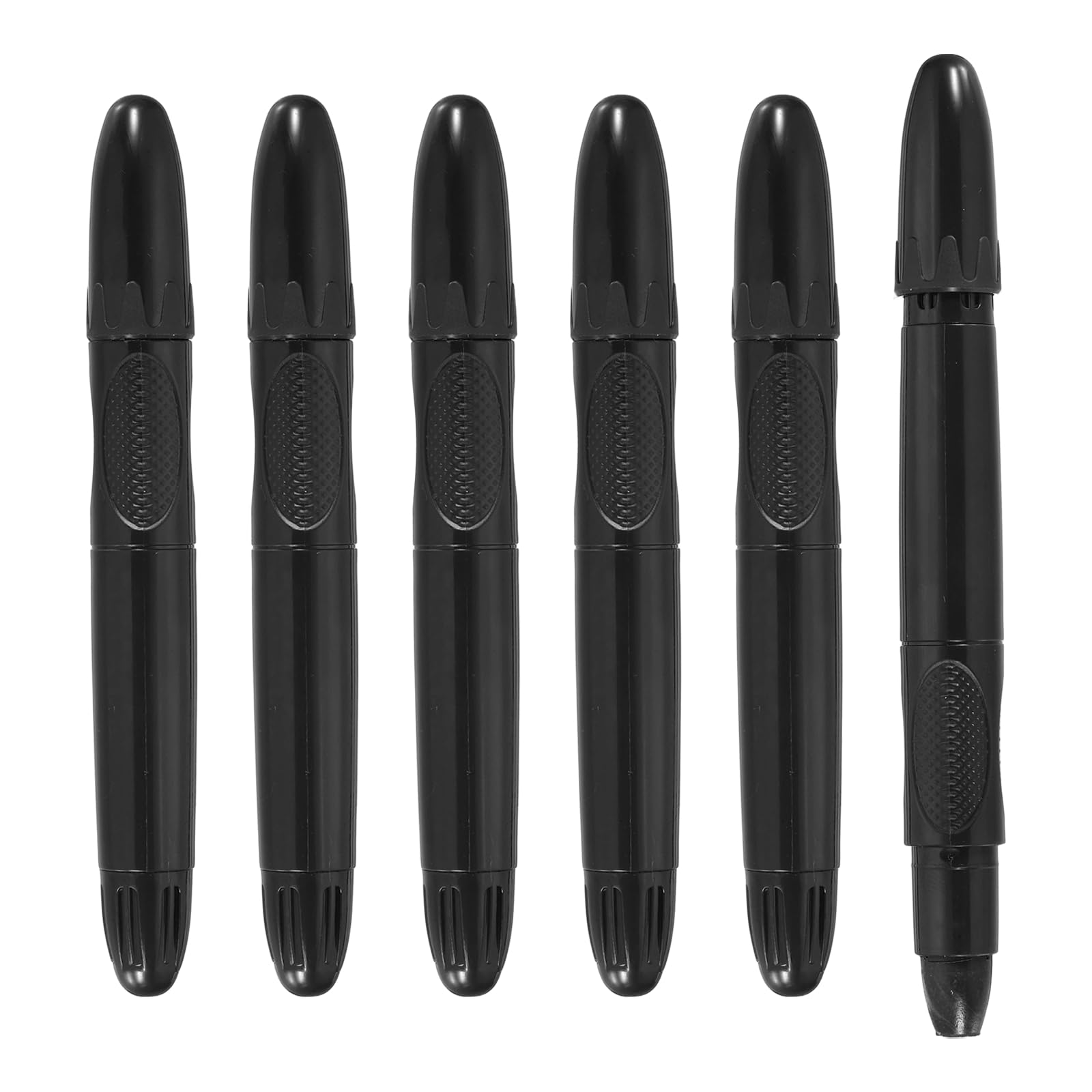 PATIKIL 6 Pack Twistable Crayons, Coloring Twist Crayon Retractable Easy to Hold Silky Washable for Coloring Books Crafts Birthday Parties Art Office Supplies, Black
