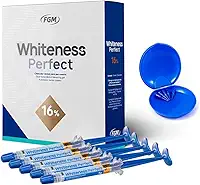 Kit Clareador Dental Uso Caseiro Whiteness Perfect 16%