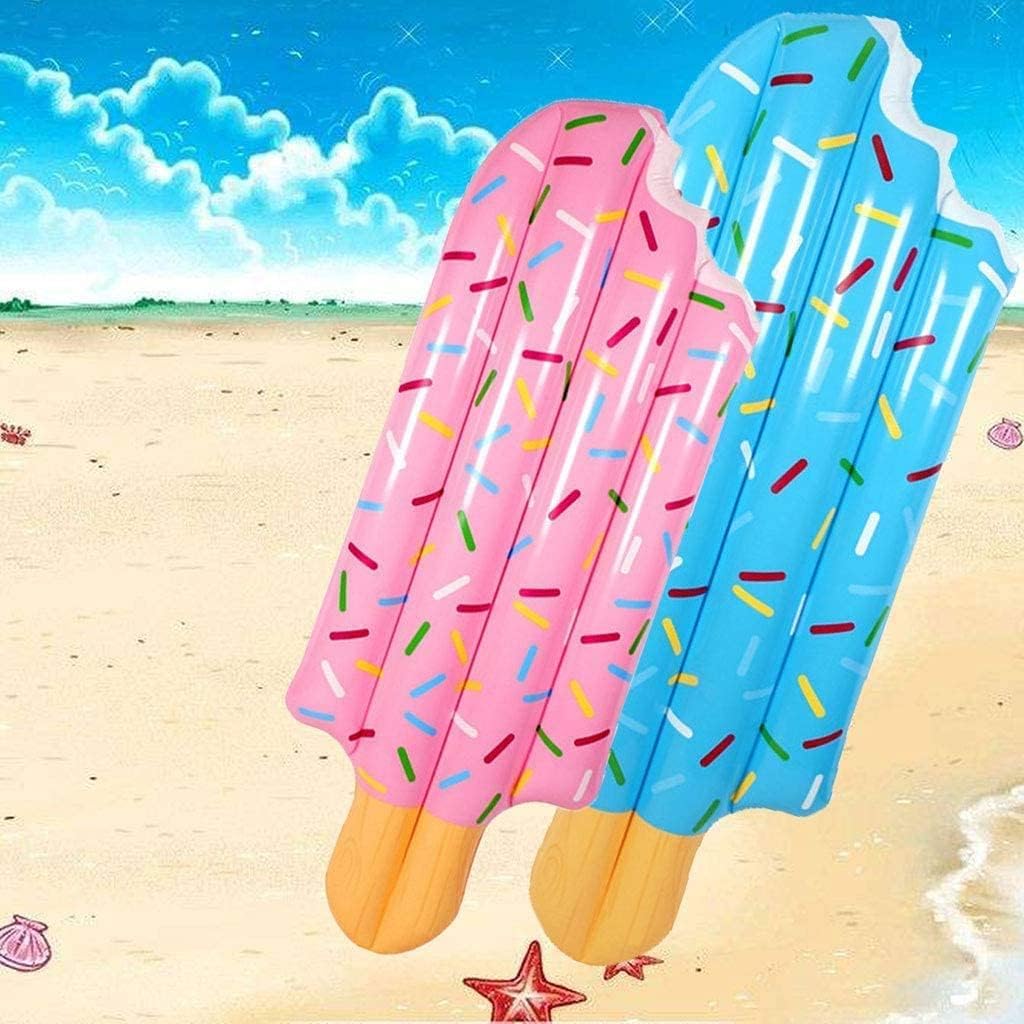 Swimming Floaty Ice Cream Floating Row Outdoor Party Forniture Float Piscina Gonfiabile per Adulti Tubi gonfiabili floati Giocattoli Rosa ergonomico LWX