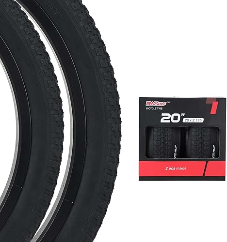 Neumáticos de repuesto para bicicleta de montaña, 20242627.529 pulgadas, paquete de 2 neumáticos de bicicleta MTB plegables negros, lado negromarrón disponible en Yaxa Guatemala