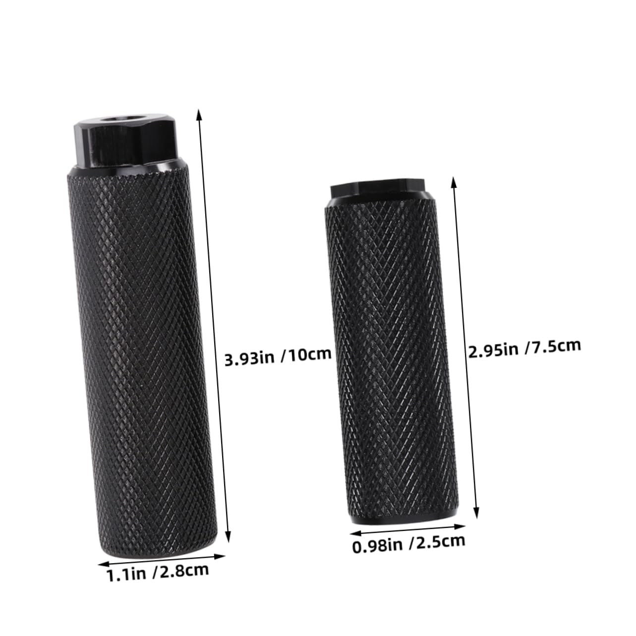 CORHAD Mountain Bike Rear Foot Pegs 4pcs Aluminum Alloy Bike Footrest Detachable Foot Pegs for Cycling Cycle