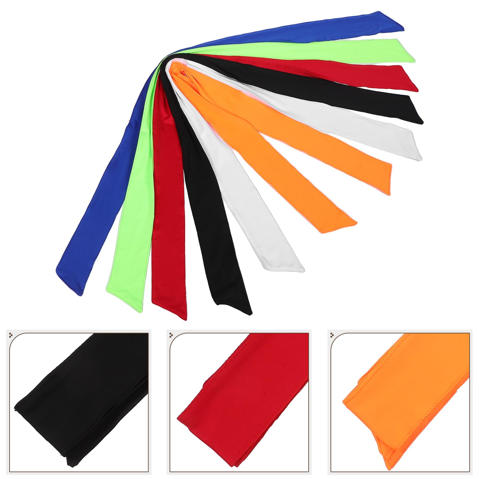 Pack Sport Stirnbänder aus Polyester Atmungsaktiv und rutschfest Schweißabsorbierend für Fitness und Training 24 Stück