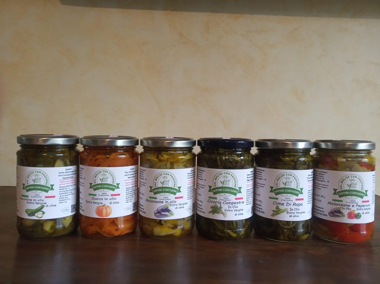 Conserve Sottolio SaporiContadini (Confezione Da 6)