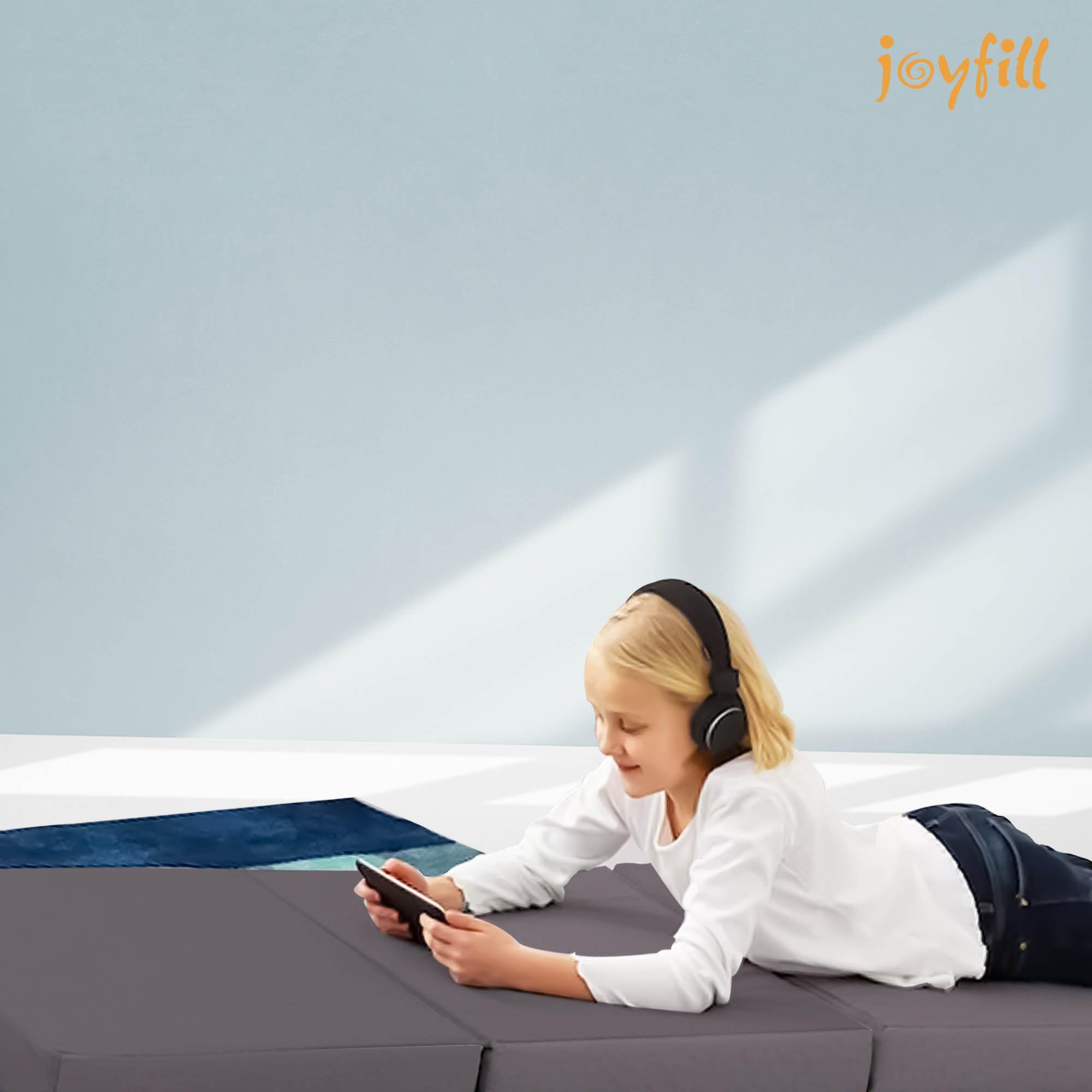 joyfill Klappmatratze - die Beste Faltmatratze aus Qualitätsschaumstoff (508 ANTHRAZIT)