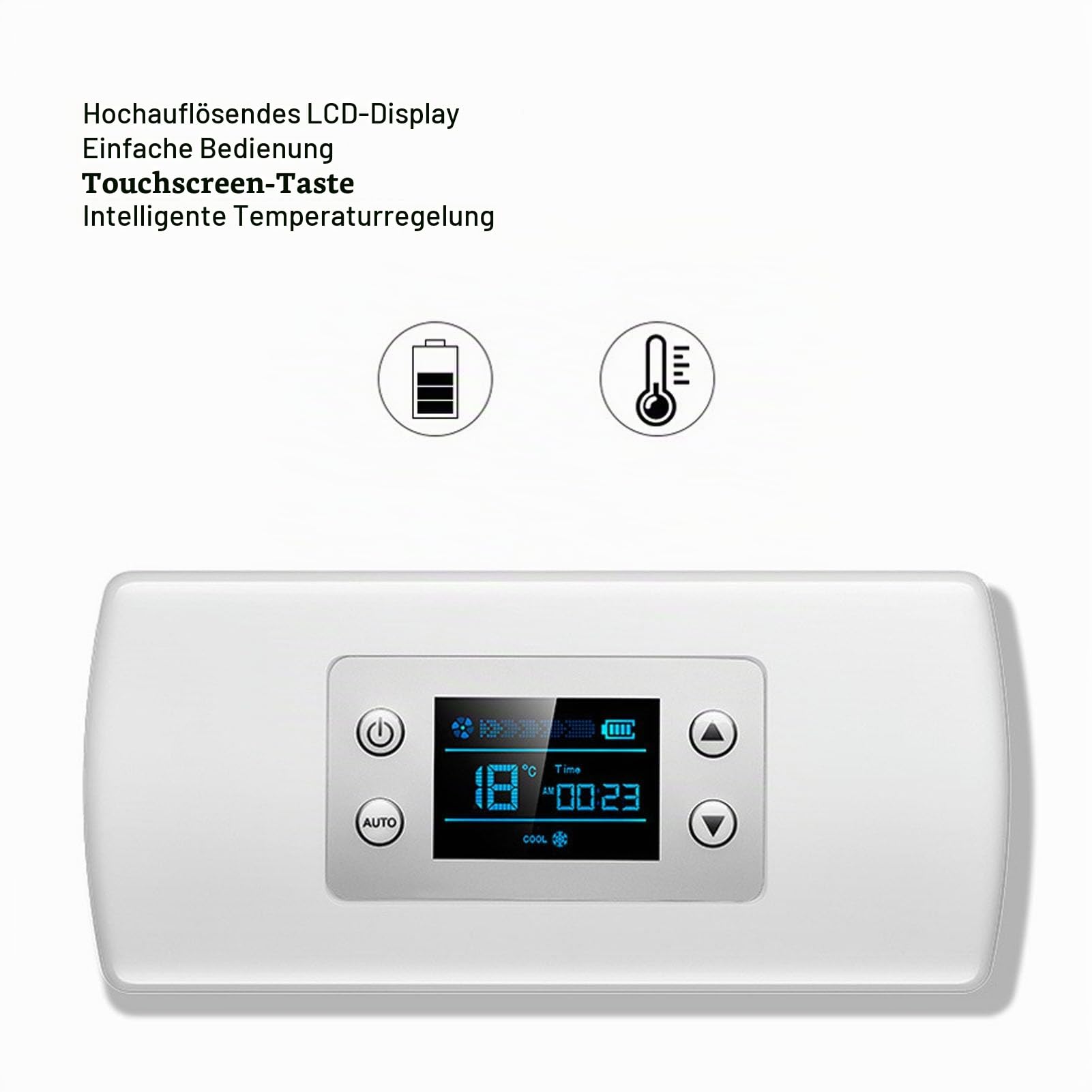Insulin-Kühlschrank, Insulin-Kühler, LCD-Display, Sofortige Kühlung für Unterwegs