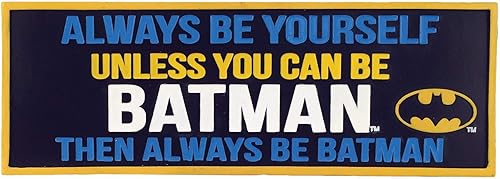 Miniatura 19 de Spoontiques Letrero de escritorio de Superman, azul, 2.75 pulgadas de diámetro x 1 ancho x 7.75 pulgadas de alto SUPERMAN,Batman,Boo,Elfo,Family is