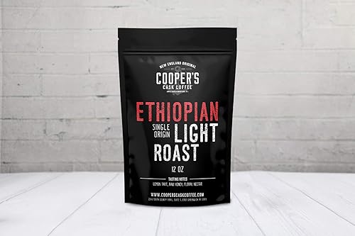 Miniatura 2 de Ethiopian Bold Light Roast Grado 1, café molido, natural procesado en seco, café intenso, brillante y aromático, café gourmet, bolsa de 12 onzas