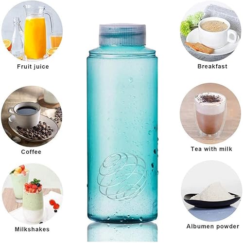 Miniatura 5 de 2 unidades de bola agitadora, bola agitadora de acero inoxidable, bola mezcladora de proteínas, batidor de alambre (diámetro de 2.2 pulgadas)