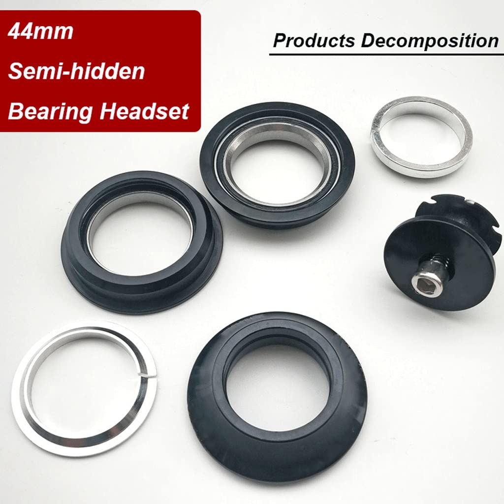 Boxkat Mountainbike Lager Steuersatz, 28,6 Mm Gerader Gabelschaft MTB Steuersätze Halb-verdeckt Rennrad-Steuersatz Fahrrad-Zubehör Sport & Freizeit