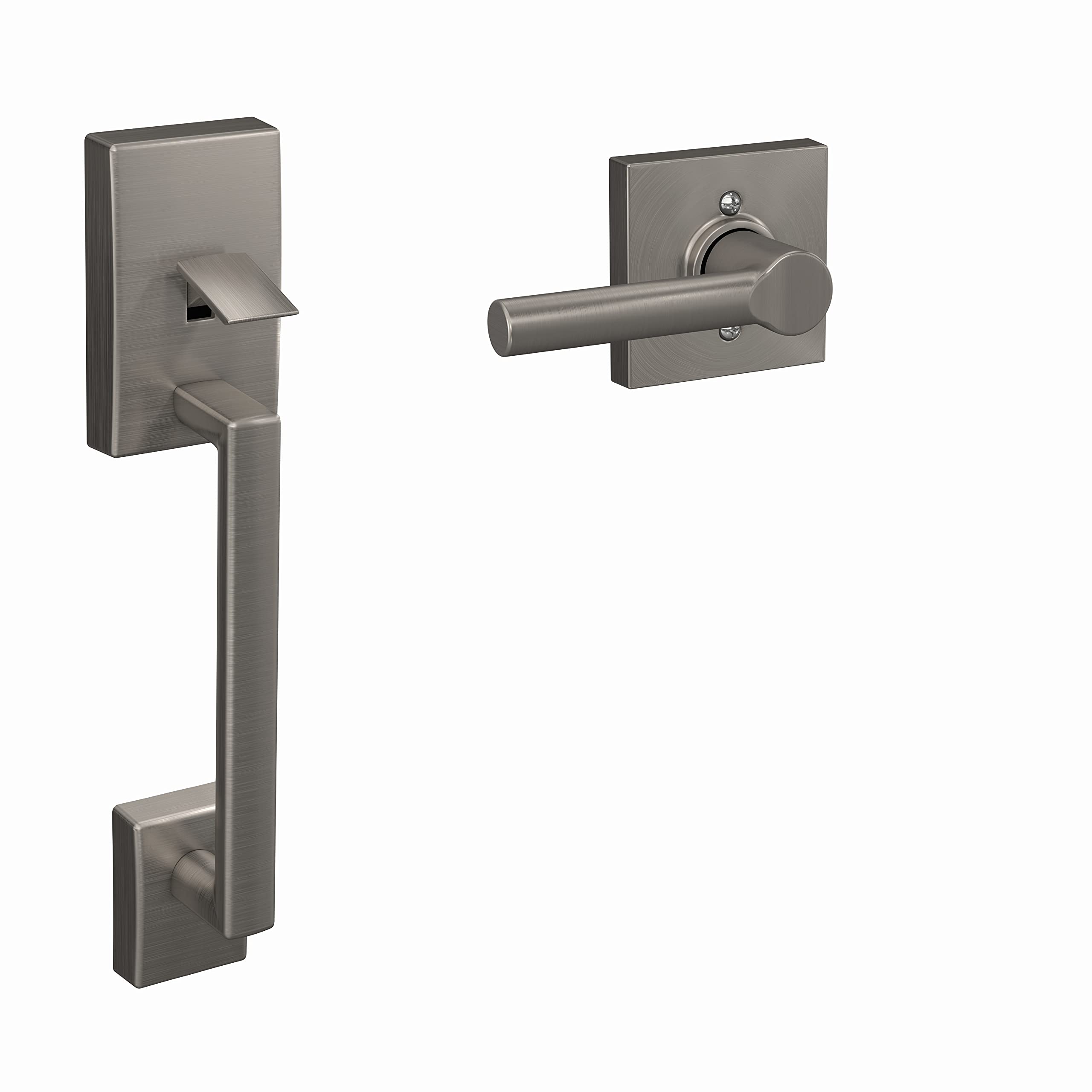 SCHLAGE FE285 CEN 619 BRW COL 16-080 10-027 134 Ön Giriş Kolu İç, Collins Trim, Saten Nikel