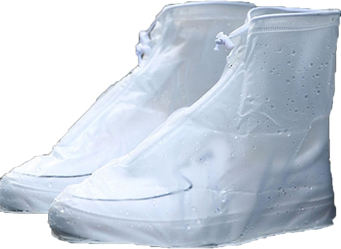Desi Rang® Shoes Cover for Rain, waterproof reusable anti-skid footwear boot protector overshoes with high length like rain coat …