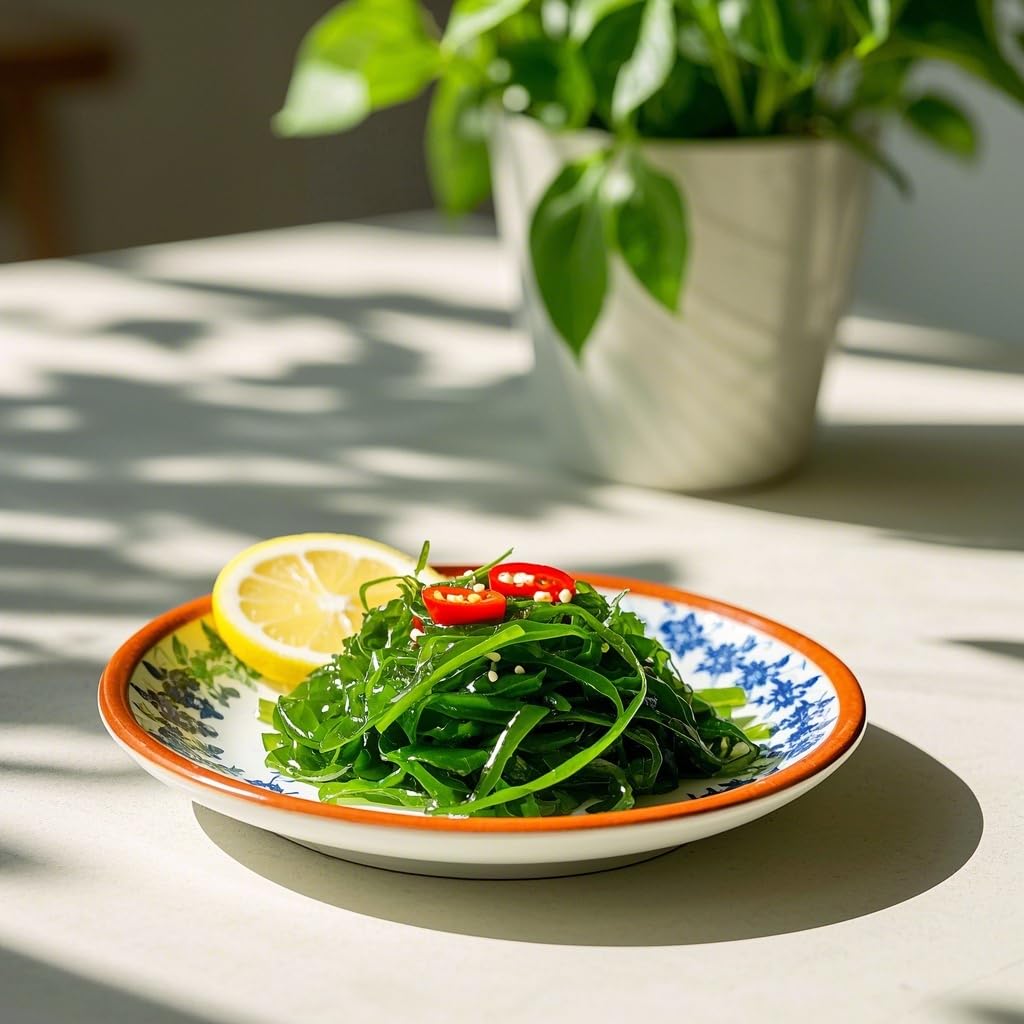 200 g de tallo Wakame ensalada de algas marinas wakame tira wakame tallos (1)