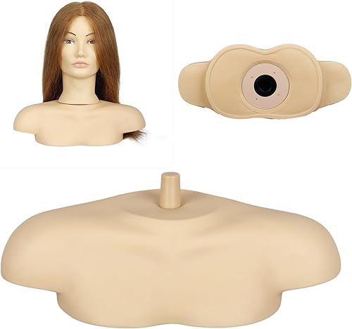 Newshair Soporte para cabeza de maniquí, maniquí de hombro, maniquí de hombro, soporte de cabeza de peluca para cosmetología y entrenamiento de