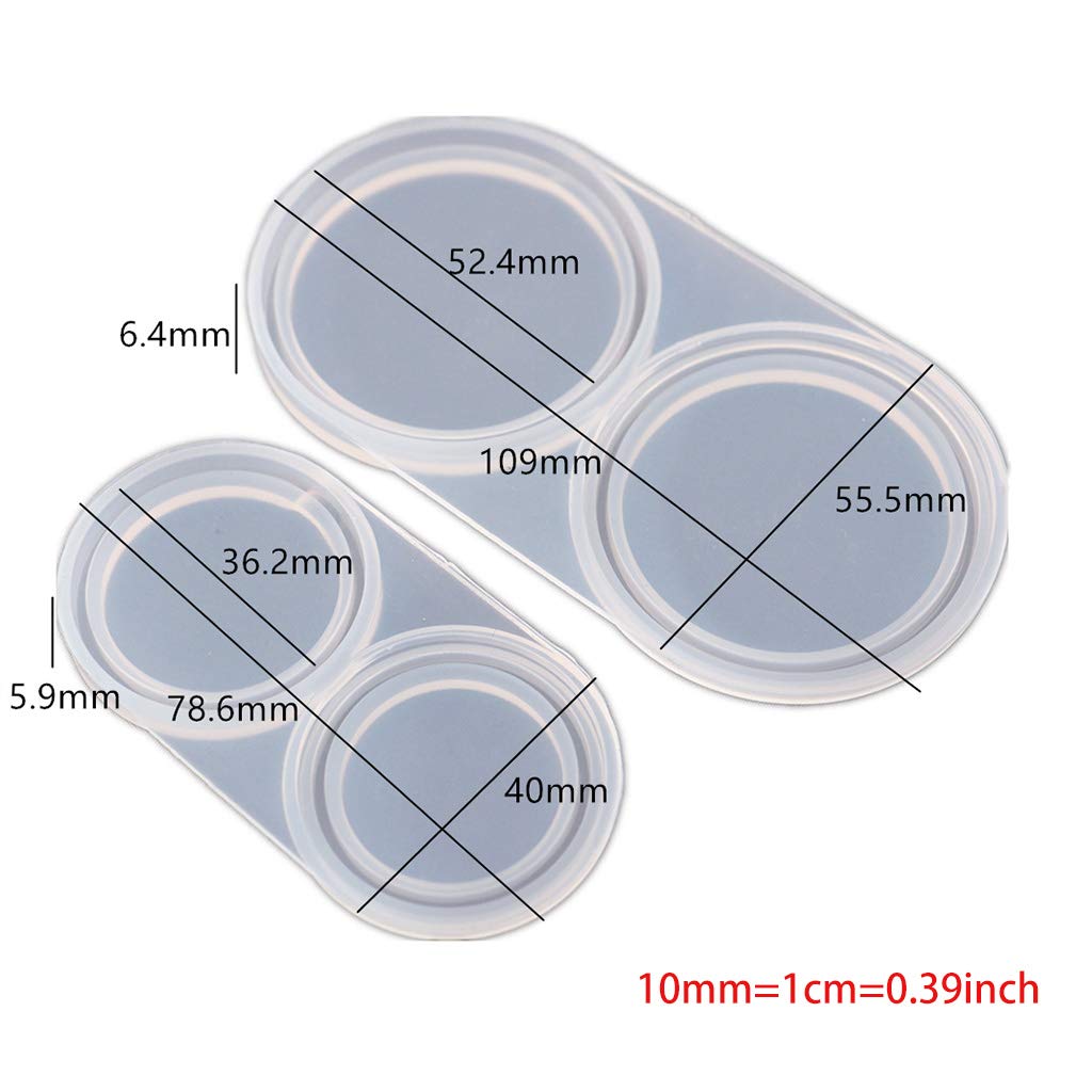 Amazon.co.jp: 手作りコインカプセル樹脂モールド 200 発泡ガスケットコイン収納ボックスエポキシ鋳造金型コインコレクションクラフトツール  : ホビー