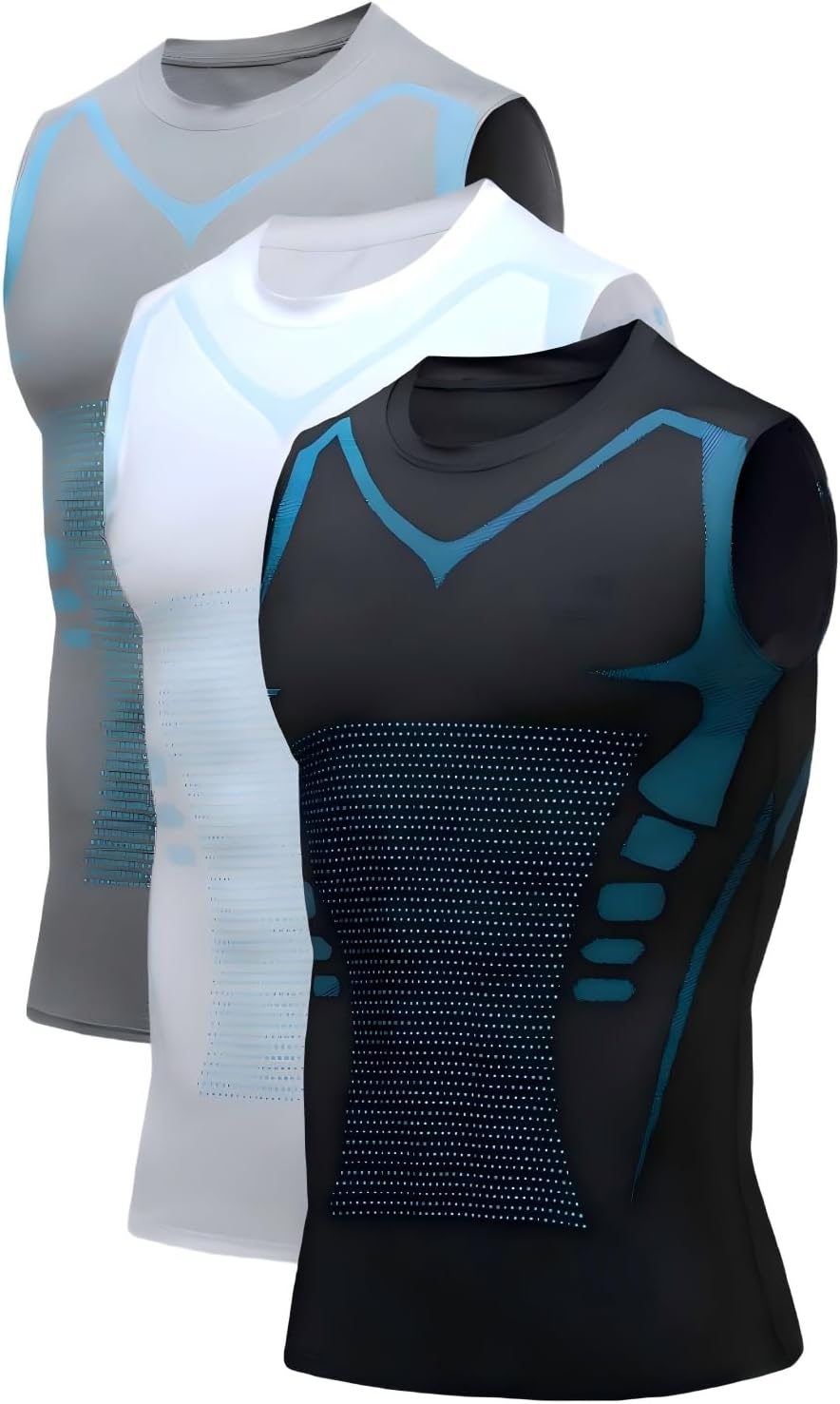 Boost V3 Compression Shaping Shirt Tank Men, Feel the Power of Confidence, Energy & Strength