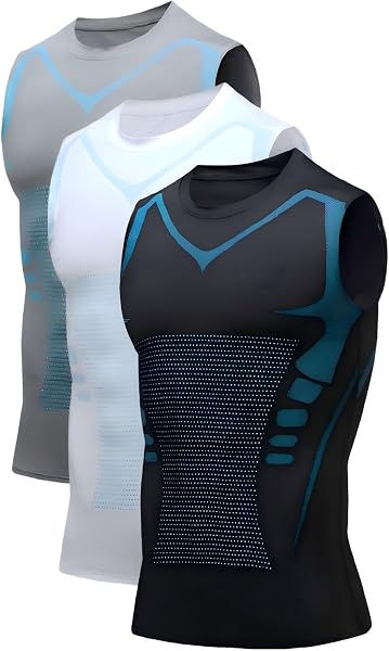 Boost V3 Compression Shaping Shirt Tank Men, Feel the Power of Confidence, Energy & Strength
