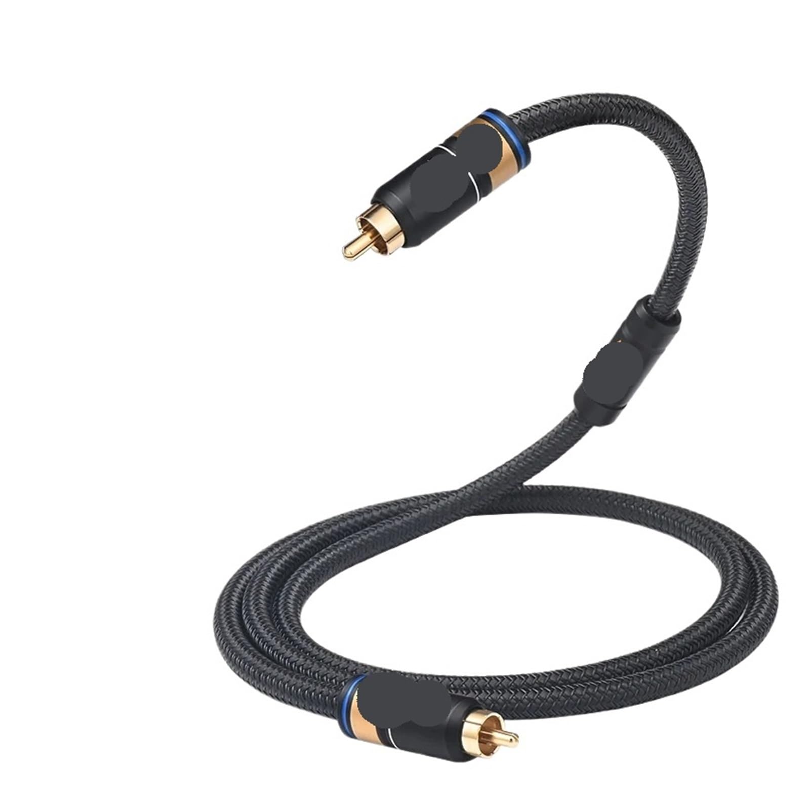 Cavo Coassiale HiFi 6N OCC Core Senza Rumore RCA A RCA Maschio Coassiale Cavo Subwoofer Audio Video For Altoparlante TV DAC(A)