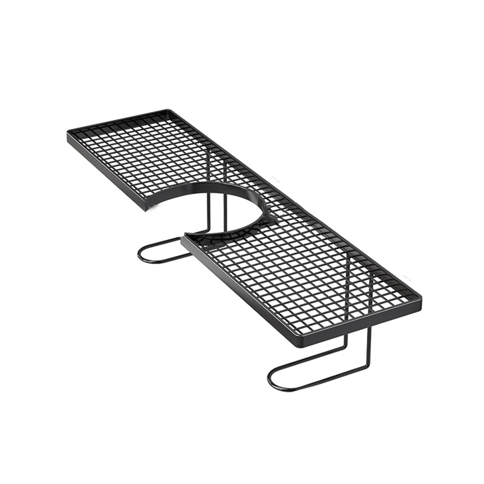 Kalttoy Black Duty Over The Counter Shelf With Antislip Design And Rust Proof Coating For Wet Area Bathroom Kitchen Countertop Small Space Shelf