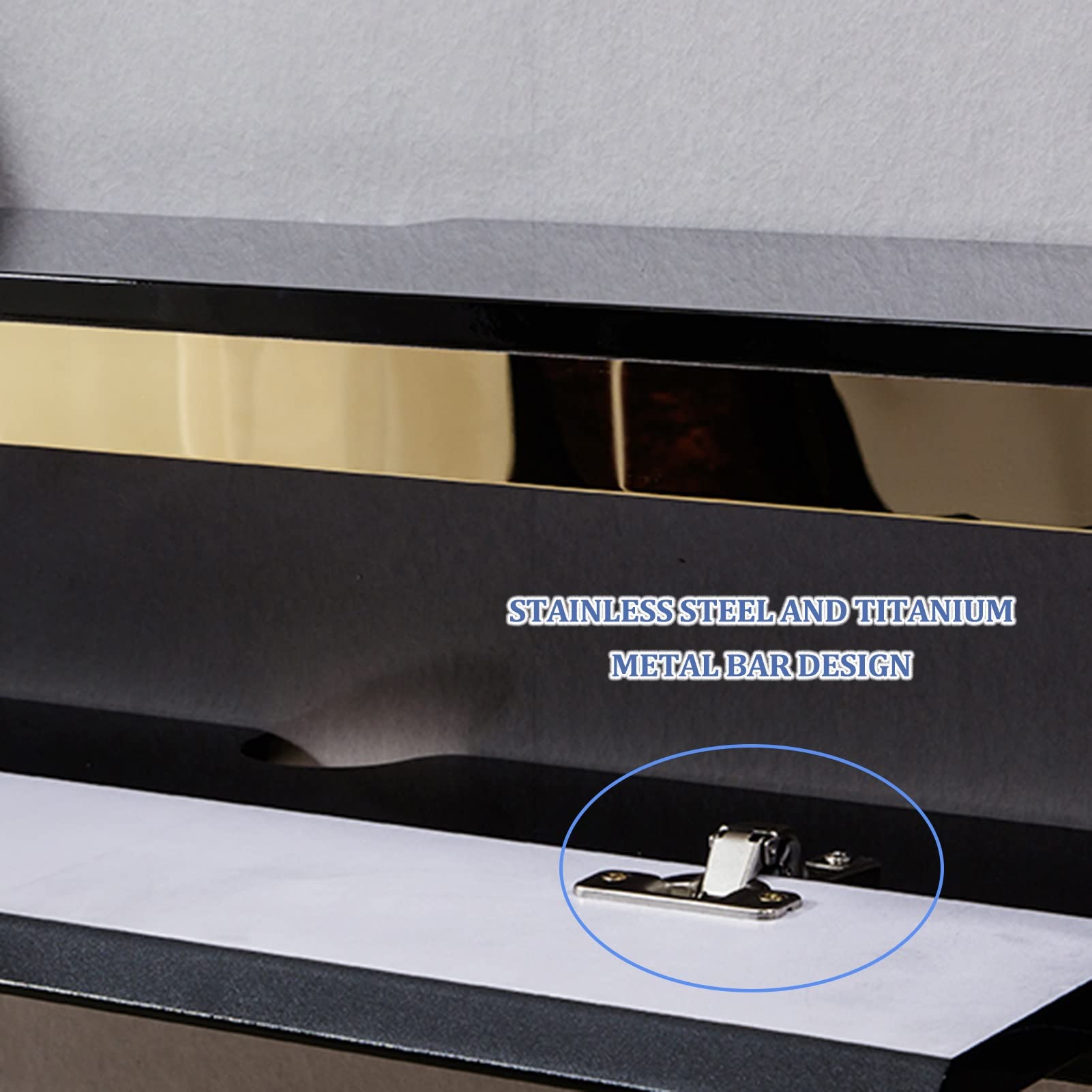 Meuble TV et console murale 3 Der Sto nizer Slish Salon Fourrure Gain de place pour une efficacité maximale