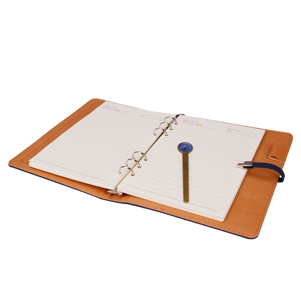 A5 6穴バインダーシステム手帳内径19mm マルゴー ペンホルダ システム