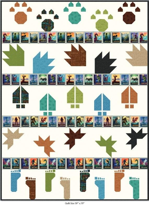 Riley Blake Legends of The National Parks Postcard Toss Multi, Fabric by The Yard - Image 4